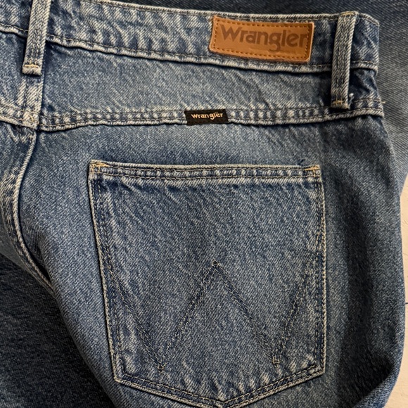 Wrangler Tall Front Slit Retro Blue Denim Long Maxi Skirt NWT - Picture 13 of 13